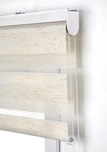 Uniestor Basic - Estor noche/día, Crudo, 160X180 cm