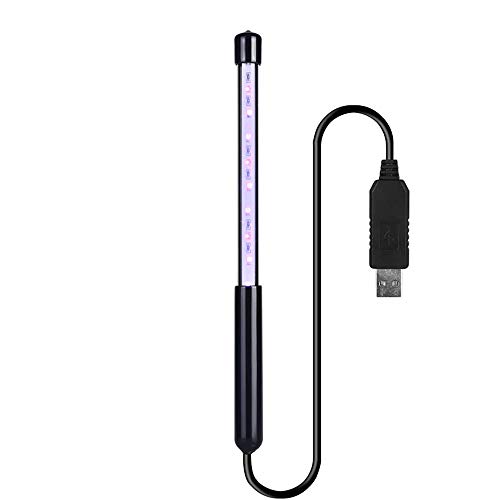 Unionon Lámpara de Esterilización UV Lámpara de Desinfección Portátil Lámpara UV UVC de alta Energía Con Puerto USB y 7 Cuentas de Lámpara Apto para Todos los Artículos que Requieren Desinfección