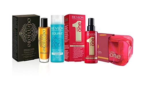 Uniq One Tratamiento 150ml + Orofluido Elixir 100ml + Equave Champu Desenredante 250ml