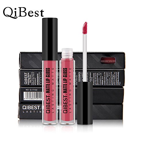 upxiang 18 Color moda labios maquillaje sexy larga duración de terciopelo mate brillo de labios Líquido Pintalabios Crema