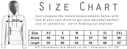 Urban Backwoods Paul Atreides Hoodie Sudadera con Capucha para Mujer Negro Talla S