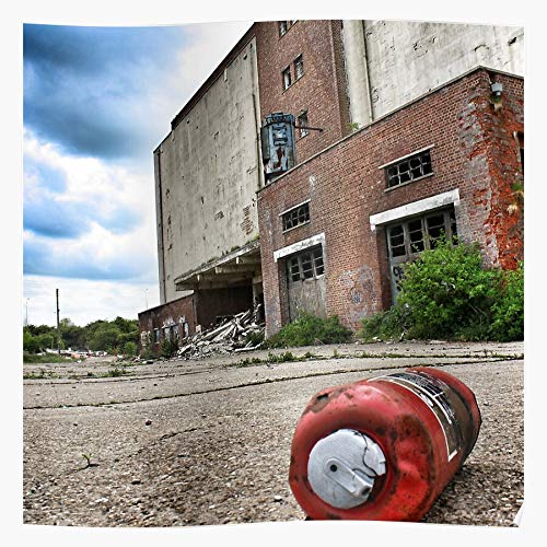 Urban Extinguisher Decay Lonely Grunge Beautiful Derelict Sky Fire Impresionantes carteles para la decoración de la habitación impresos con la última tecnología moderna sobre papel semibrillante