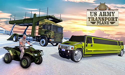 US Army ATV Quad Bike & Limo Car Plane Transporter