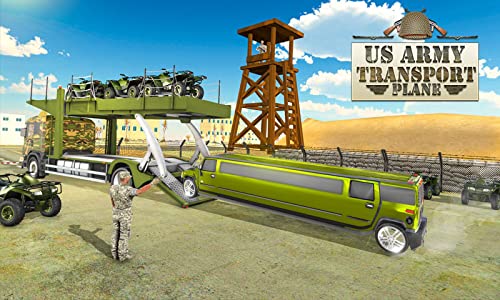 US Army ATV Quad Bike & Limo Car Plane Transporter