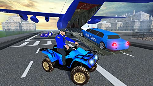 US Police ATV Quad: Transporter Game