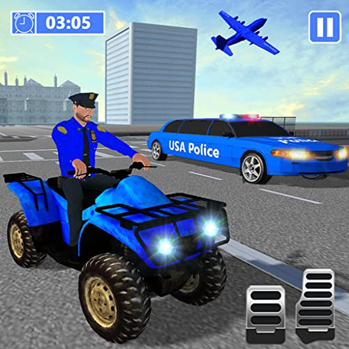 US Police ATV Quad: Transporter Game