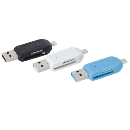 USB 2.0 + Micro USB OTG SD ST Lector De Tarjeta Teléfono Celular Tableta PC