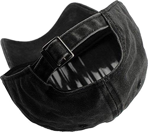 Ushpoy USA Andorra Yin Yang Adjustable Baseball Cap Dad Hat Trucker Cap,Black,One Size