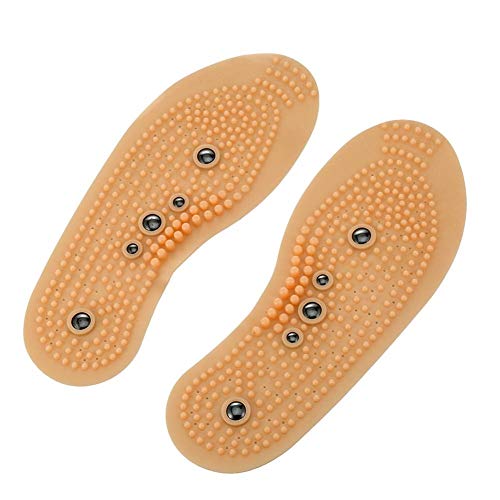 Uxsiya Plantillas magnéticas Resistentes al Sudor para Zapatos, Plantillas para Hombres y Mujeres para Masaje de pies para aliviar la Fatiga, acupresión para aliviar el Dolor(41-45 Yards)