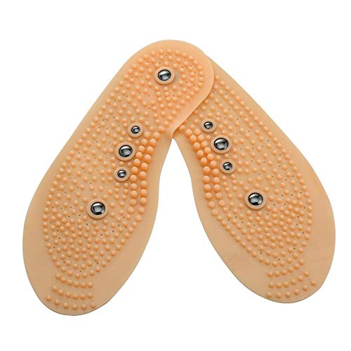 Uxsiya Plantillas magnéticas Resistentes al Sudor para Zapatos, Plantillas para Hombres y Mujeres para Masaje de pies para aliviar la Fatiga, acupresión para aliviar el Dolor(41-45 Yards)