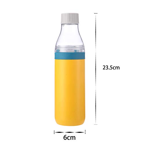 UYIDE Botella De Agua Térmica - Frasco Termo De Acero Inoxidable - Aislamiento Vacío - Botellas Termica Reutilizable Frascos Térmicos para Al Aire Libre, Yoga, Escuela, Niño,Rosado