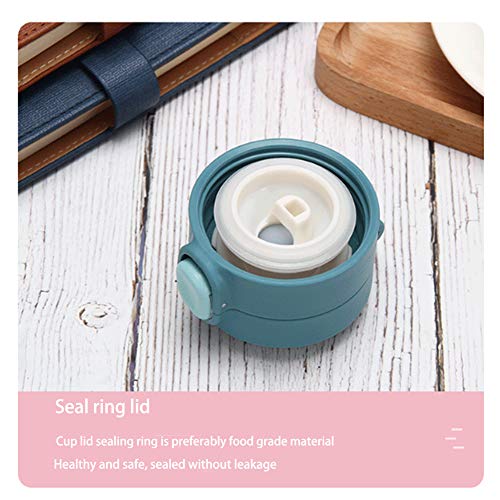 UYIDE Taza De Viaje, Botella De Agua, Termo Pequeño Y Lindo para Mujer, Aislamiento De Metal De Acero Inoxidable, Termo Deportivo para Bebidas Frías Y Calientes (320ML),Rosado