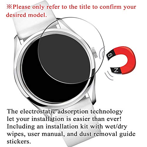 VacFun 3 Piezas Vidrio Templado Protector de Pantalla para Citizen XC Citizen XC mi-mollet CB1108-55A, 9H Cristal Screen Protector Sin Burbujas, Alta Definición Película Protectora Reloj Inteligente