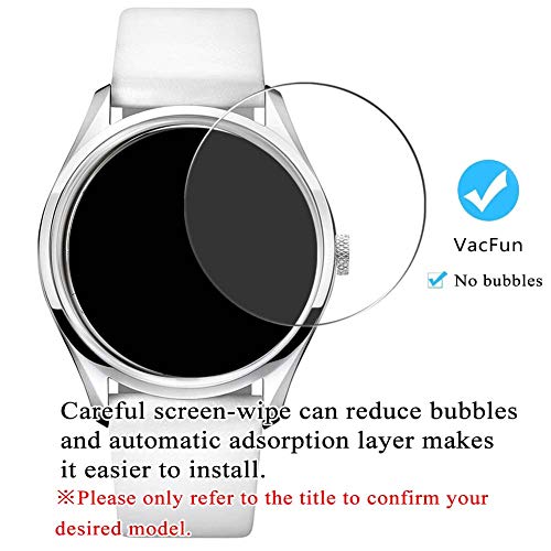 VacFun 3 Piezas Vidrio Templado Protector de Pantalla para Citizen XC Citizen XC mi-mollet CB1108-55A, 9H Cristal Screen Protector Sin Burbujas, Alta Definición Película Protectora Reloj Inteligente