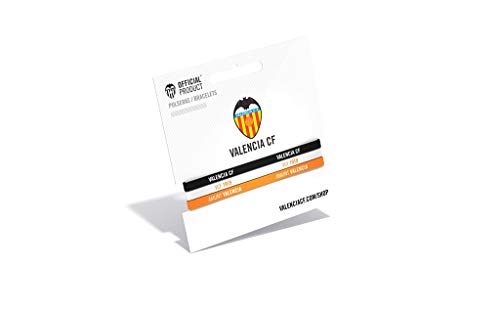 Valencia Club de Fútbol Pulsera Classic Tricolor Estándar para Hombre | Pulsera Valencia de Silicona | Apoya al Valencia CF con un Producto Oficial | VCF