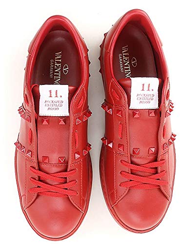 Valentino Garavani - Zapatillas Deportivas para Hombre Rockrunner PY2S0931MZD 0RO Rojo Rojo Size: 43 EU