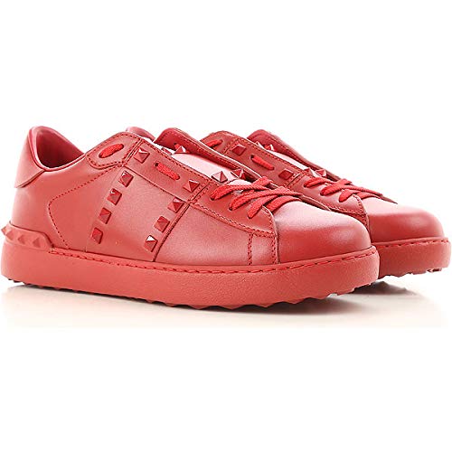 Valentino Garavani - Zapatillas Deportivas para Hombre Rockrunner PY2S0931MZD 0RO Rojo Rojo Size: 43 EU