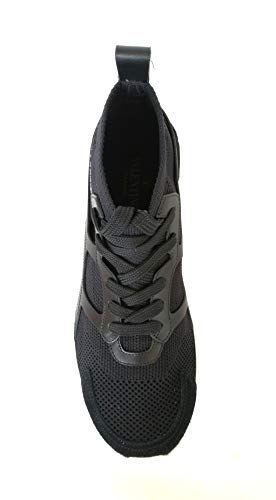 Valentino - Zapatillas de Hombre High-Top QY2S0A57 GHB 0NO, Color Negro Negro Size: 42 EU