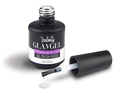Valmy Base Hibrida para Uñas de Gel con Vitamina E, B5 y Calcio – Paso 2: Esmalte Semipermanente y Gelpolish Profesional