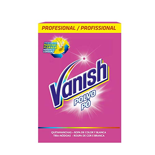 Vanish - Quitamanchas Profesional para Ropa Blanca y de Color, en Polvo - 2.4 kg