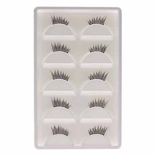 VANKER Las mujeres hechas a mano mitad superior Falso pestañas largas pestañas belleza herramienta de maquillaje cosmético