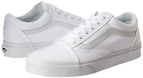 Vans Old Skool, Zapatillas Unisex Adulto, Blanco (True White W00), 40.5 EU