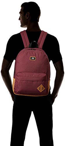 Vans VN0A3I6R7D5, Mochila Tipo Casual, 42 Centímetros, 22 litros, Borgoña (Red)