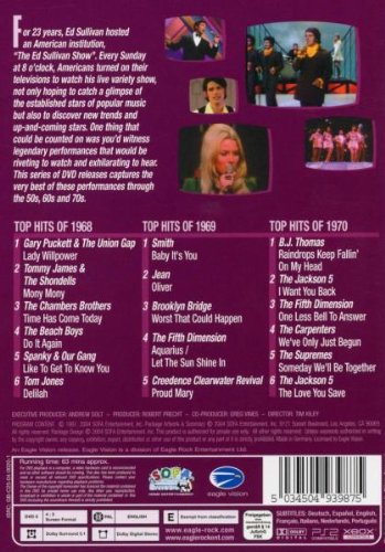 Various Artists - Ed Sullivan: Chart Toppers '68/'69/'70 [Reino Unido] [DVD]