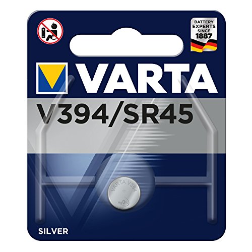 Varta 394101111 - Pila Oxido de Plata, Plateada
