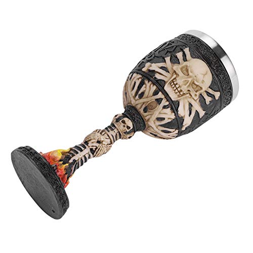 Vaso Vino Cool Halloween 3d taza calavera vaso con Cafe té (acero inoxidable Copa de agua beber cerveza diseño Vengador Calice esqueleto para regalo Navidad cumpleaños Decoración Collection fiesta