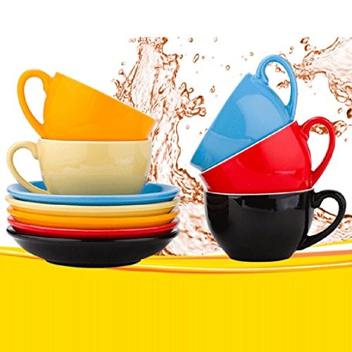 Vasos para té y café Taza Taza de café Taza de cerámica Taza Taza de Desayuno Taza de Leche Termo Lindo té perfumado Leche café Oficina protección del Medio Ambiente café (Color : Blue)