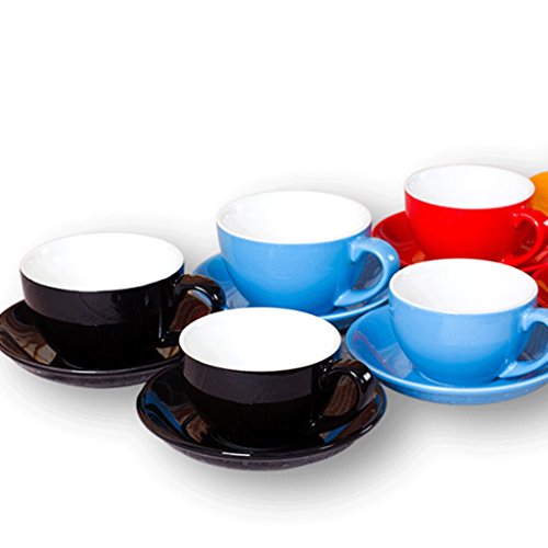 Vasos para té y café Taza Taza de café Taza de cerámica Taza Taza de Desayuno Taza de Leche Termo Lindo té perfumado Leche café Oficina protección del Medio Ambiente café (Color : Blue)