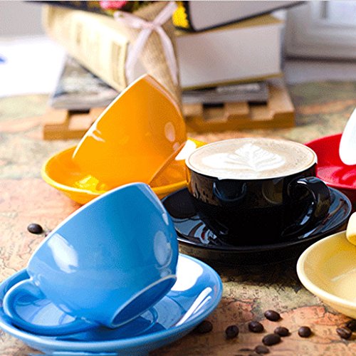 Vasos para té y café Taza Taza de café Taza de cerámica Taza Taza de Desayuno Taza de Leche Termo Lindo té perfumado Leche café Oficina protección del Medio Ambiente café (Color : Blue)