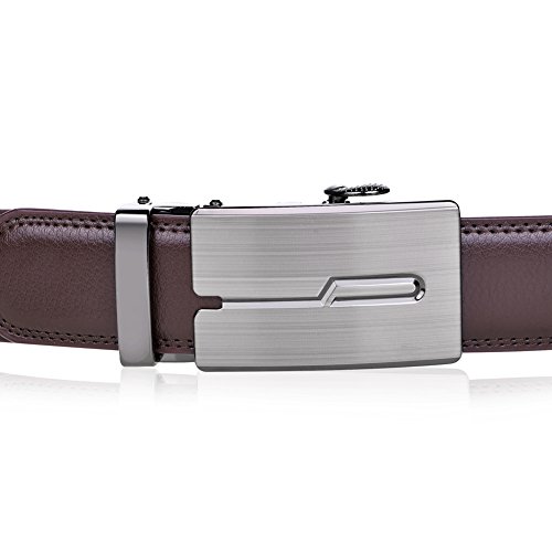 VBIGER Cinturón Cuero Cinturones Hebilla Automática