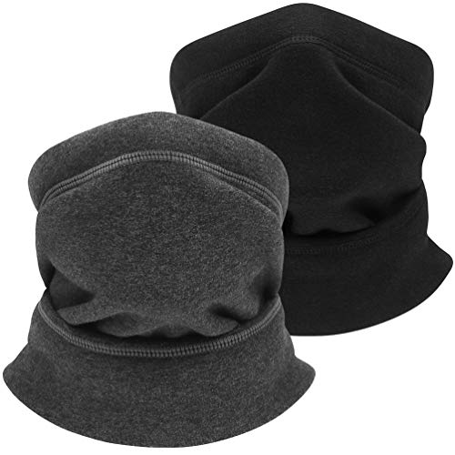 VBIGER Mascarilla Calentador de Cuello Pasamontañas Bufanda de Invierno Máscara Facial Versátil Gorro de Punto Grueso 3 en 1 Multifuncional para Hombre y Mujer para esquí Moto Bicicleta
