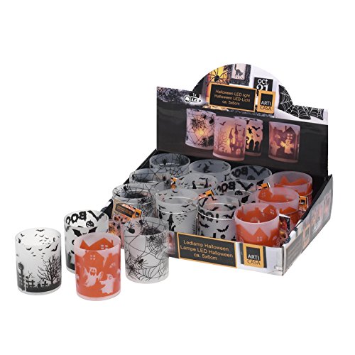 VELA LUMINOSA LED HALLOWEEN :: Ø5X6CM