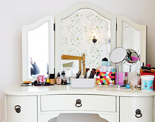 Vencer Maquillaje Brush Holder Organizador | 3 Ranura Acrílico cosméticos Cepillos solución de Almacenamiento