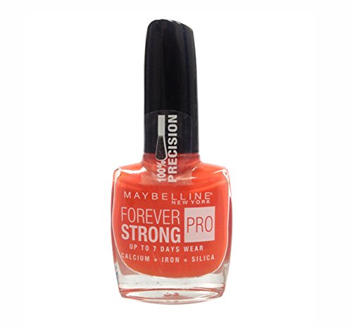 Vernis Forever Strong Pro de Maybelline N ° 460 naranja costura