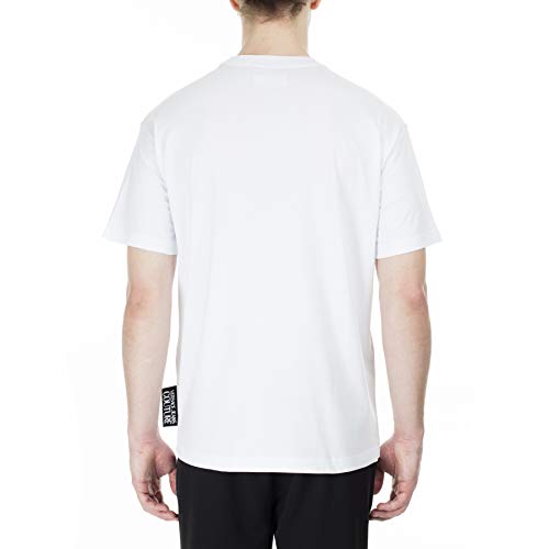 VERSACE JEANS COUTURE camiseta hombre B3GVB7TF 30319 003 VUM601 REG 80L XS Bianco/nero