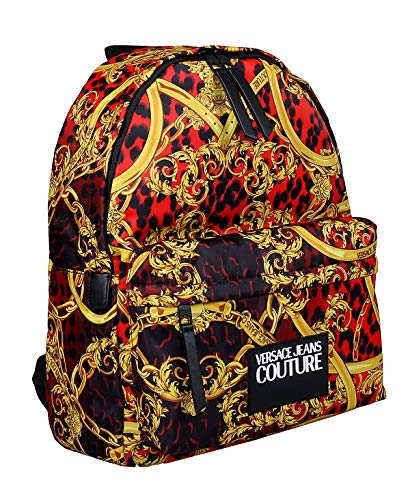 Versace Jeans Couture hombre Leo chain mochila rosso