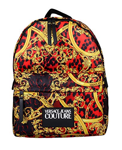 Versace Jeans Couture hombre Leo chain mochila rosso