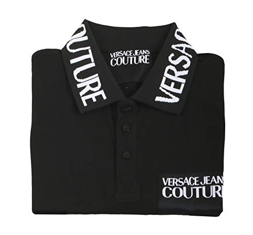 Versace Jeans Couture Polo, Negro (Negro 899), X-Large (Talla del Fabricante: 54) para Hombre