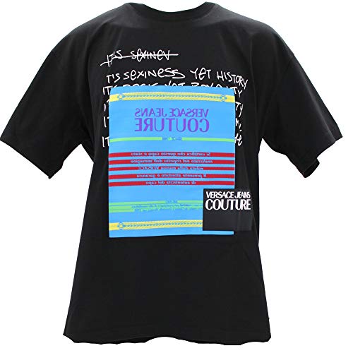Versace Jeans Couture T-Shirt Camiseta de Tirantes, Negro (Negro 899), Small para Hombre