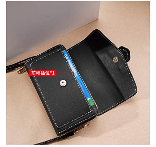 Versión Coreana Del Bolso Para Teléfono Móvil De Un Solo Hombro Para Mujer De Color Sólido, Bolso Diagonal De Dama De Moda Retro, Monedero De Hombro De Sección Transversal, Bolso Para Mujer Con Múltip