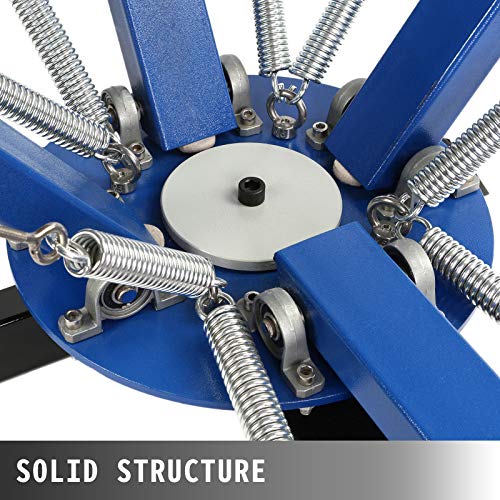 VEVOR 4 Colores Máquina de Impresión de Pantalla de Seda Máquina de Serigrafía