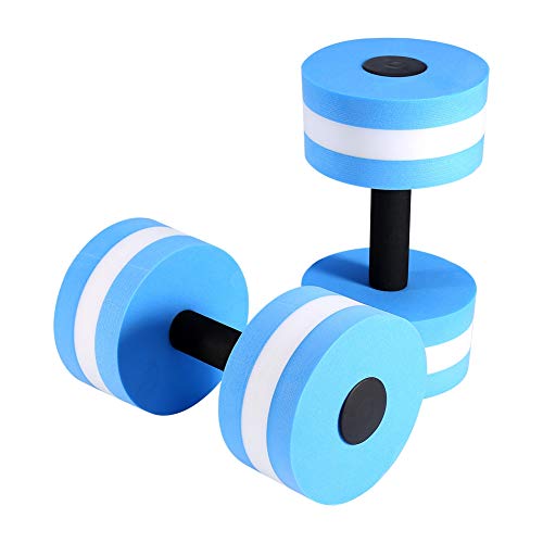 VGEBY Water Dumbbell EVA Water Aerobics Dumbbell Aquatic Barbell Aqua Fitness Piscina Ejercicio