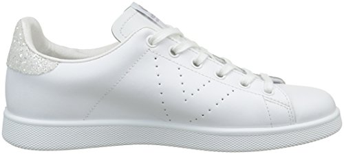 Victoria Deportivo Basket Piel - Zapatillas de Deporte Unisex, color Blanco, talla 40