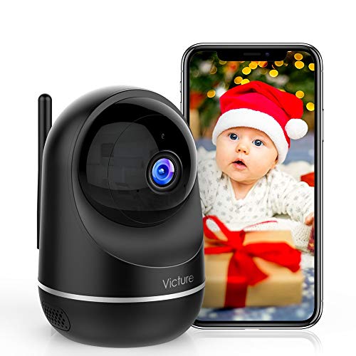 Victure Cámara Vigilancia WiFi, Actualizada 1080P DualBand 2.4G & 5G, Cámara IP WiFi, HD Visión Nocturna, Audio de 2 Vías,Detección de Movimiento Via IPC360 Home App