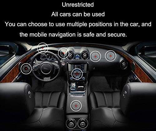 Viedouce 2 Pack Soporte Móvil Coche Magnético Universal,Soporte para Teléfono,Iman Móvil Coche 720° Rotación Apoyo Pegar a Cualquier Superficie Limpiado para iPhone Samsung Xiaomi,Huawei (Stlye-07)