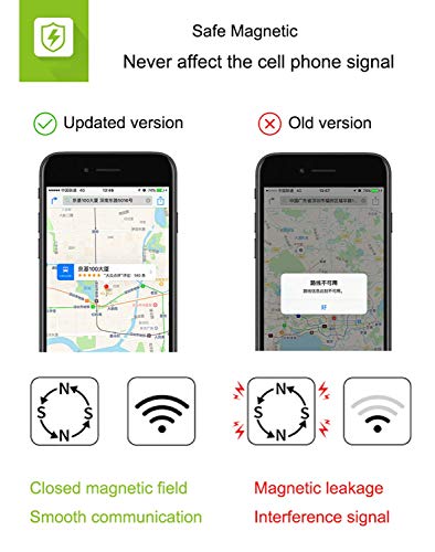 Viedouce 2 Pack Soporte Móvil Coche Magnético Universal,Soporte para Teléfono,Iman Móvil Coche 720° Rotación Apoyo Pegar a Cualquier Superficie Limpiado para iPhone Samsung Xiaomi,Huawei (Stlye-07)
